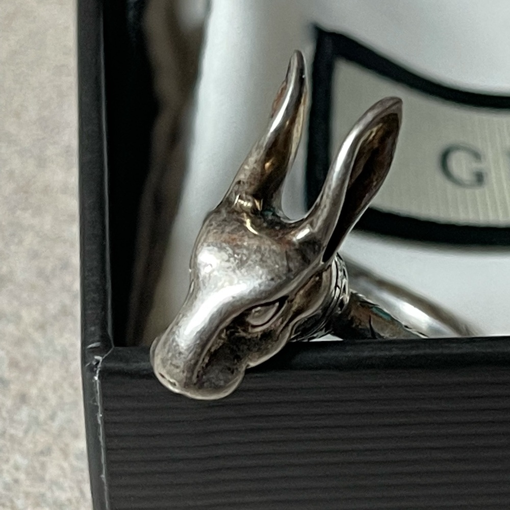 Gucci rabbit anger forest ring
